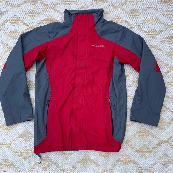 Columbia red and grey jacket - Picture 1 of 9